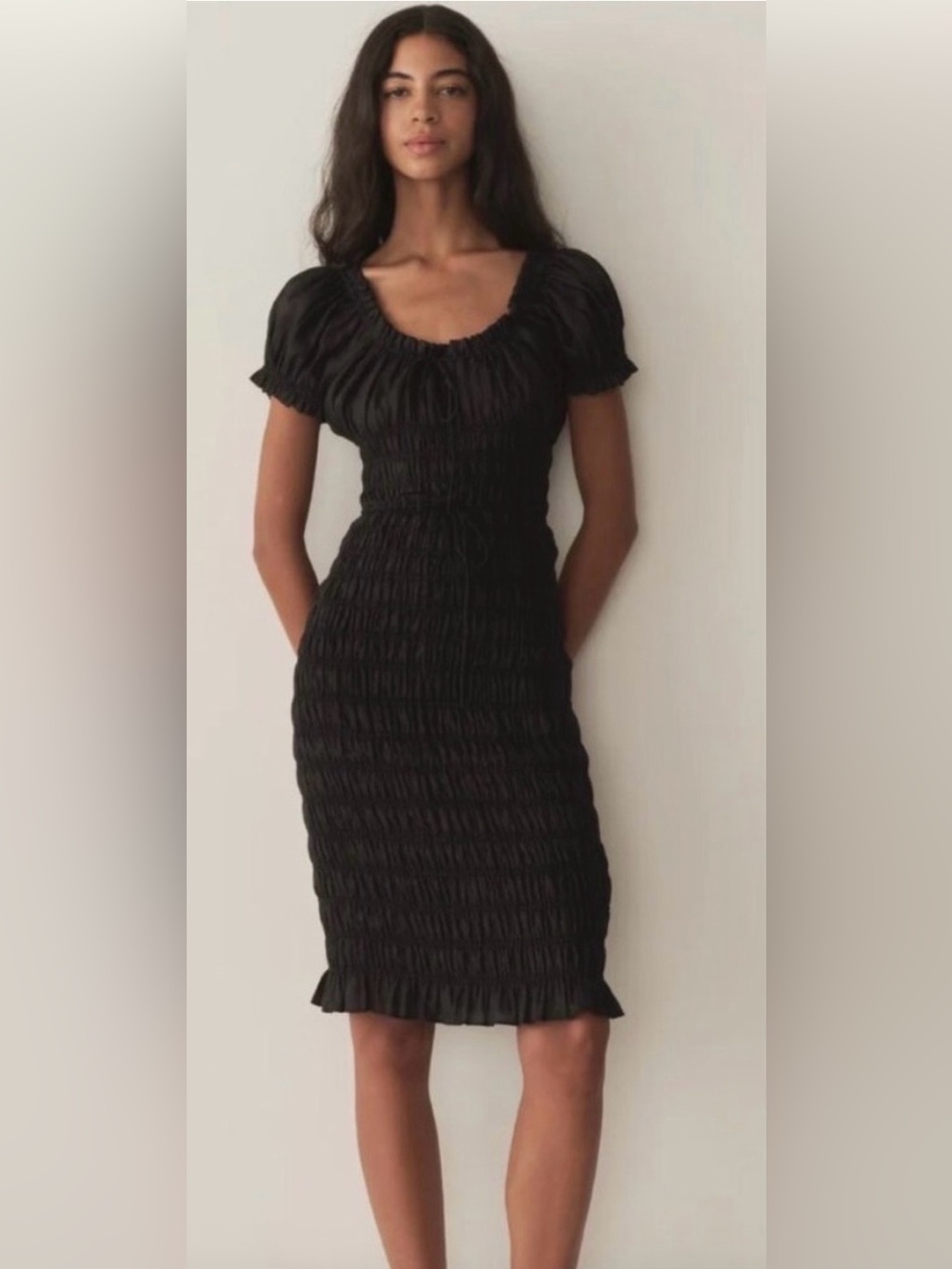 DÔEN Rosalynn Dress in Black Size Small